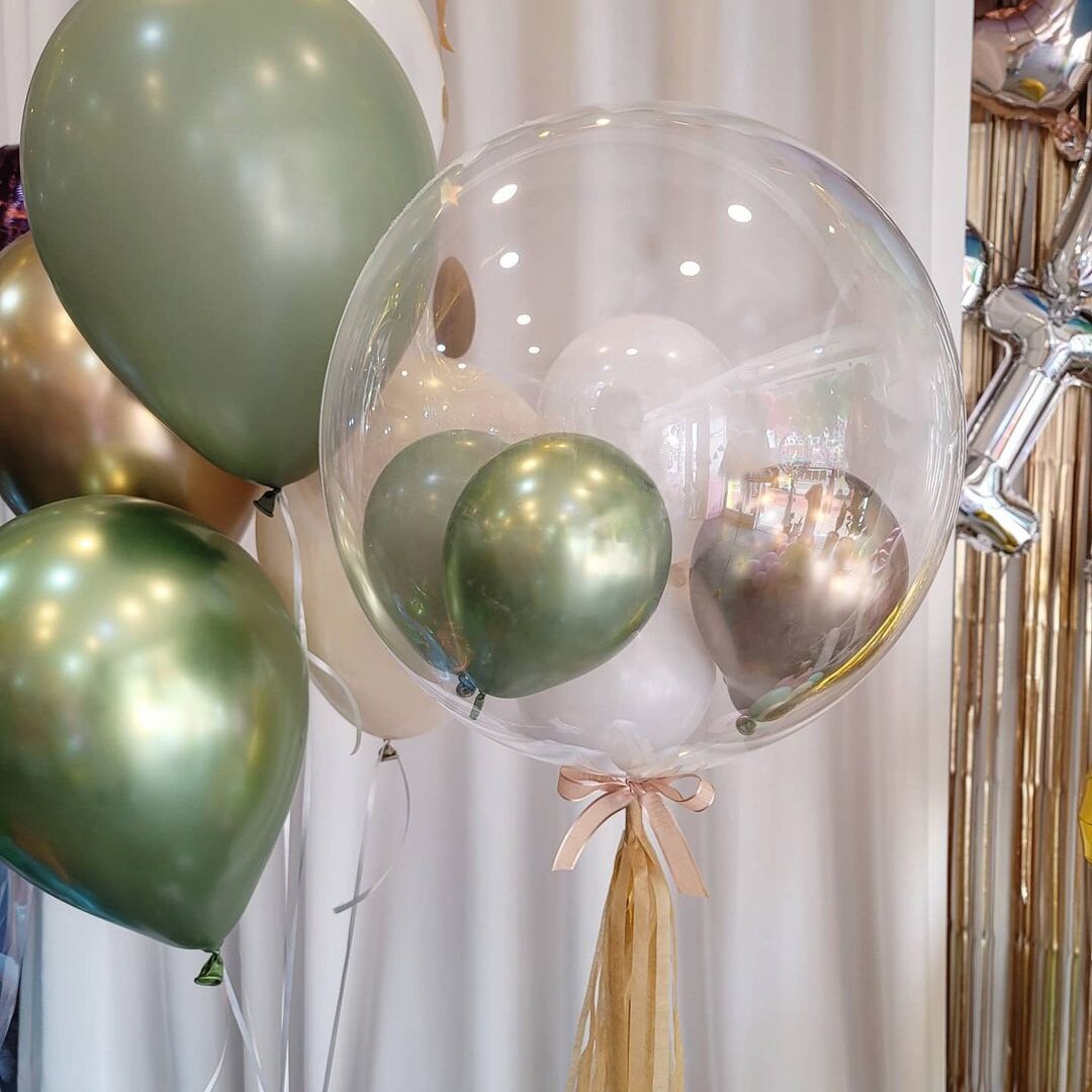 25inch Bobo Balloon Olive Green Latex Balloons Delivery