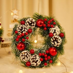 Finessepet Christmas wreaths for front door