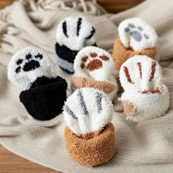 easycosy cat paw socks